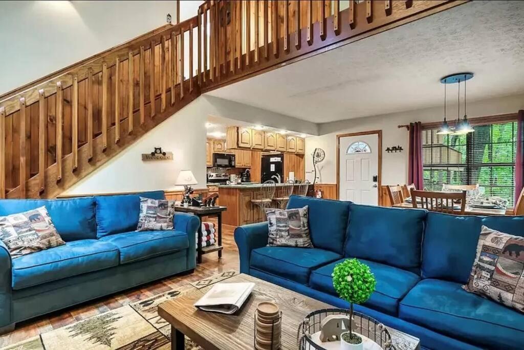 Вилла Beary Peaceful Smokies Retreat: Hot-Tub & Pools Пиджен-Фордж Экстерьер фото
